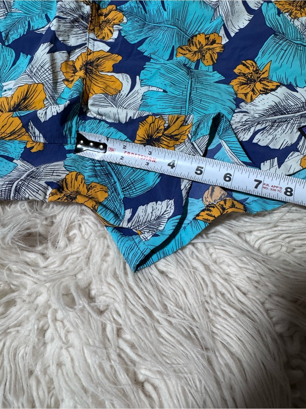 Patagonia Baggies Women’s shorts Hawaiian, tropical, floral size medium 5” - Picture 4 of 13